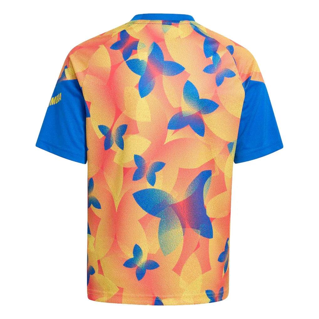 Colombia National Team adidas Youth 2026 Pre-Match Top - Orange