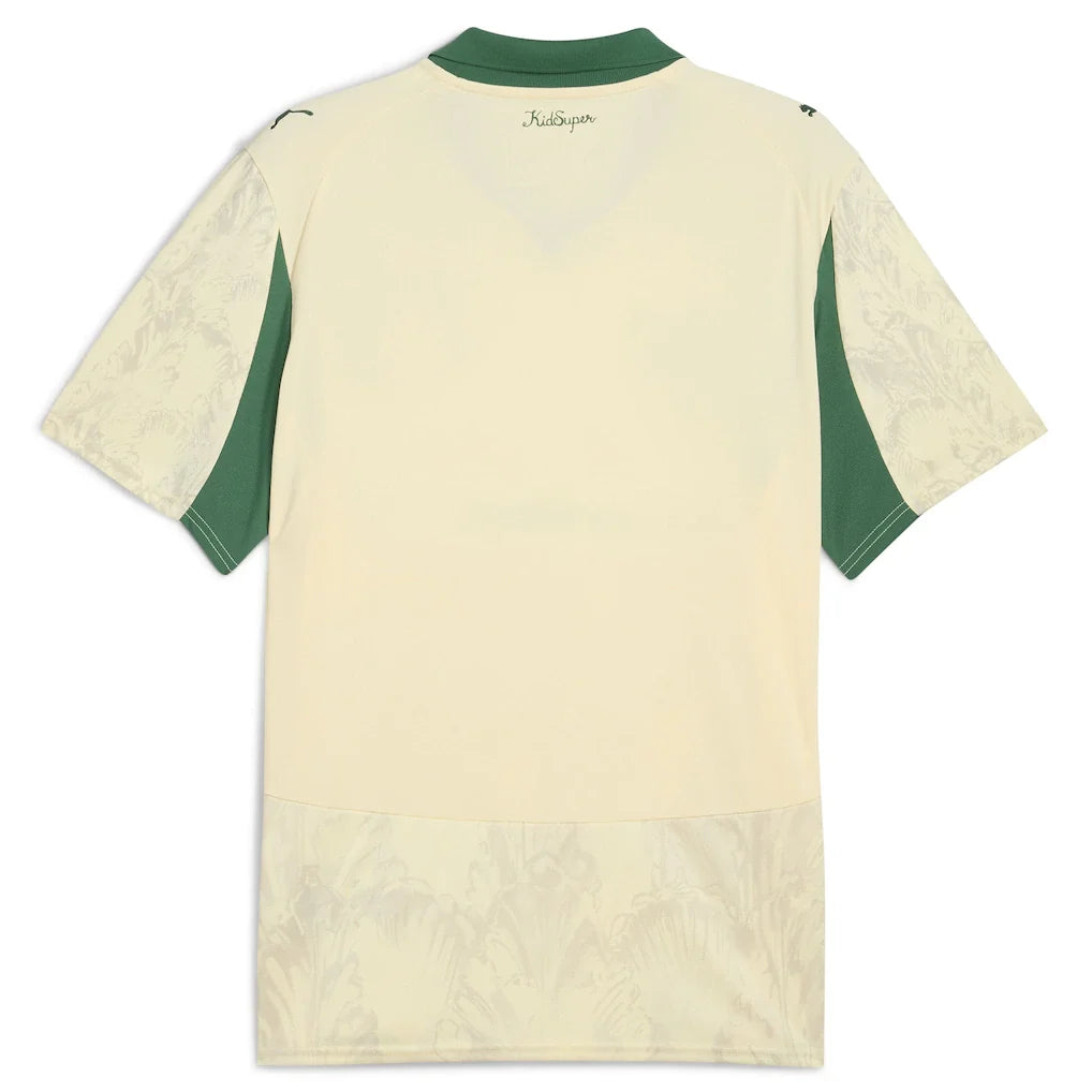 SE Palmeiras Puma x KidSuper Youth 2025 FIFA Club World Cup Replica Jersey - Cream
