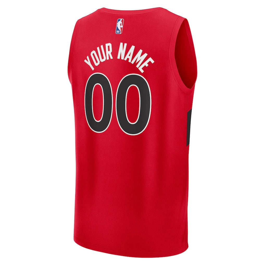 Toronto Raptors Fanatics Fast Break Custom Jersey - Icon Edition - Red