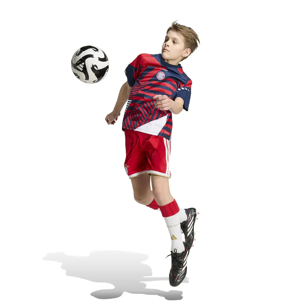 Bayern Munich adidas Youth 2026/27 Pre-Match Home Training Jersey - Blue/Red