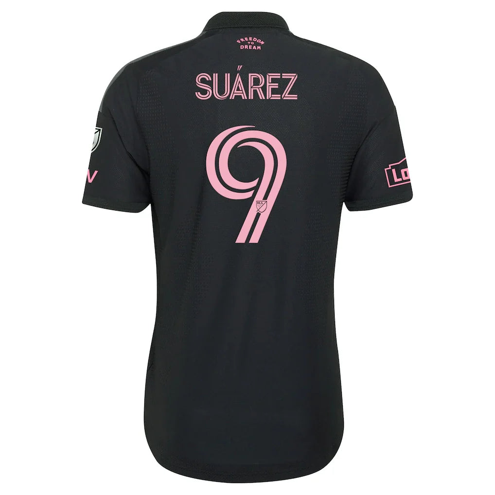 Luis Suárez Inter Miami CF adidas 2026 Presagio On-Field Authentic Patch Jersey - Black