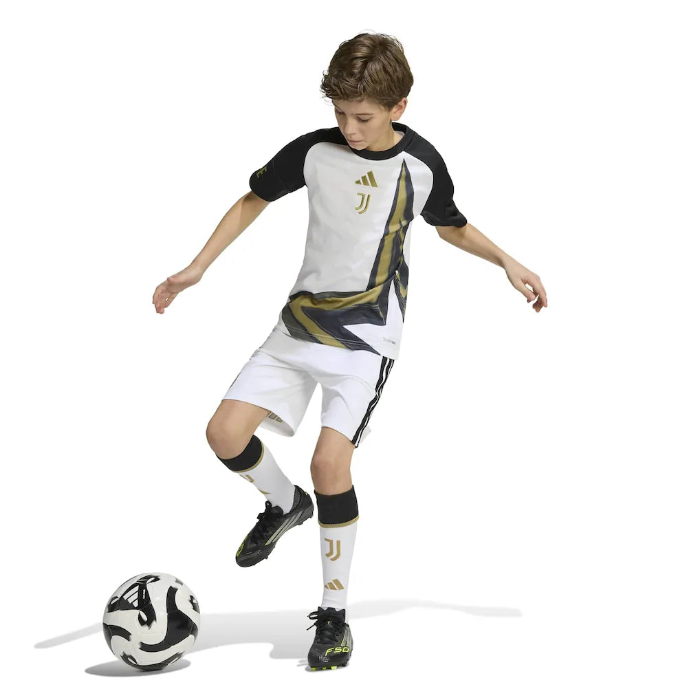 Juventus adidas Youth 2026/27 Home Pre-Match Training Jersey - White
