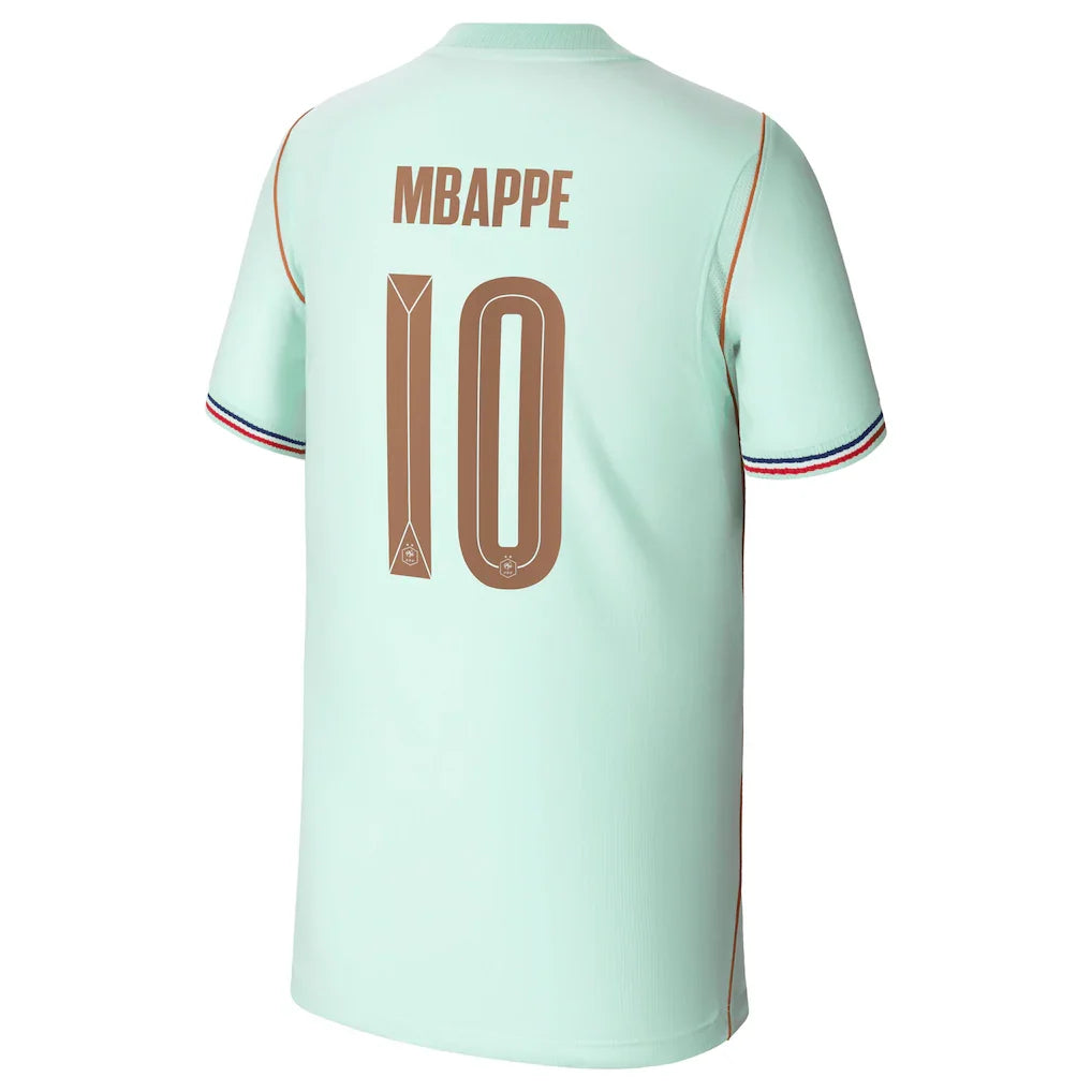 Kylian Mbappé France National Team Nike Youth 2026 Away Stadium Replica Jersey - Green
