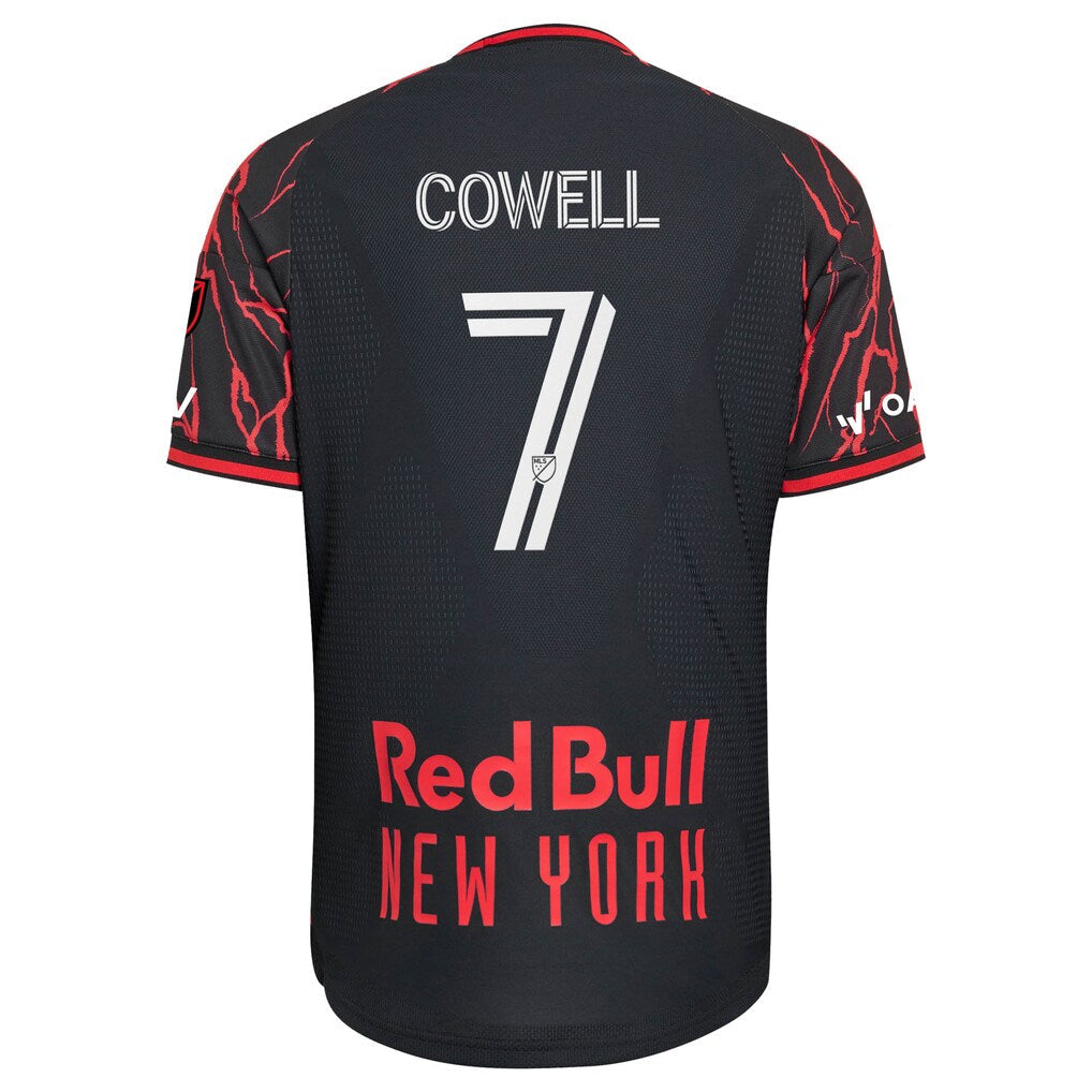 Cade Cowell New York Red Bulls adidas 2026 The Rooted Kit On-Field Authentic Patch Jersey - Black