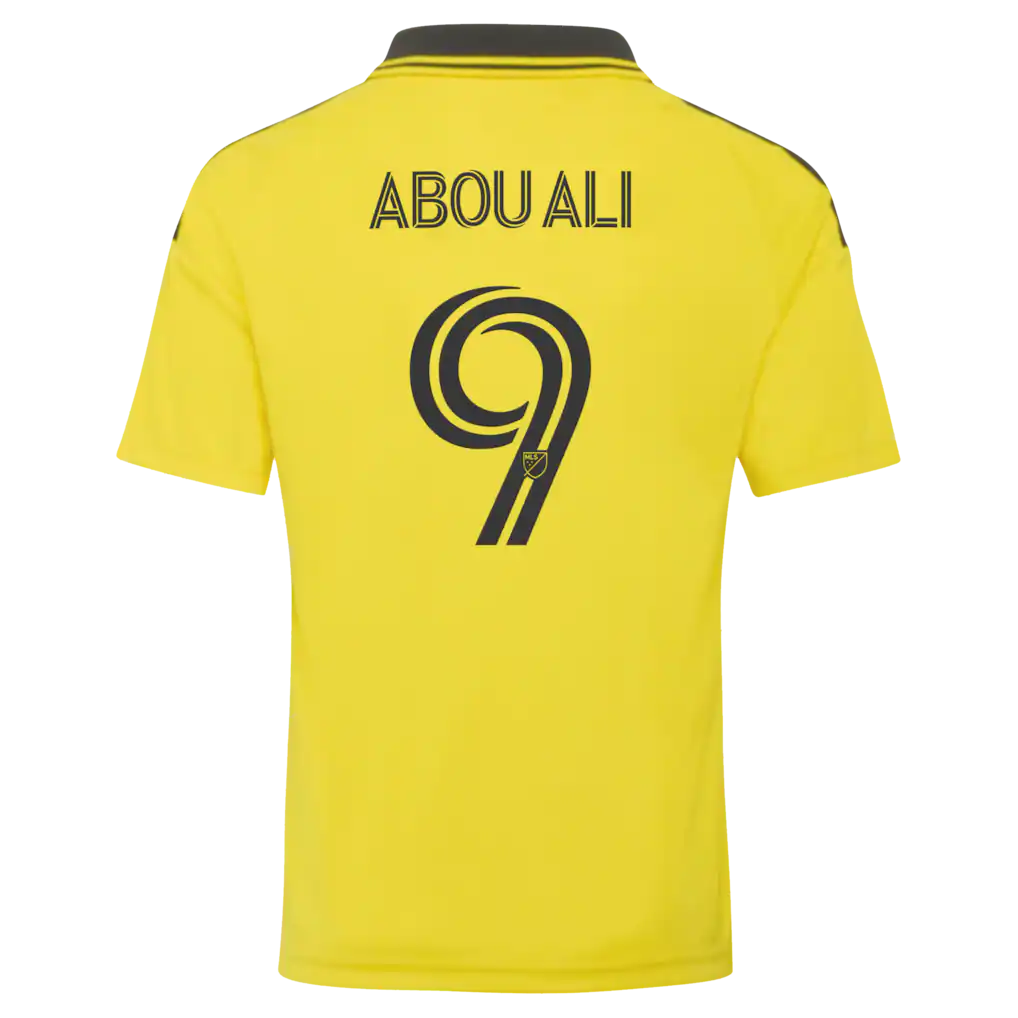 Wessam Abou Ali Columbus Crew adidas Youth 2026 The Crafted for Excellence Kit Replica Jersey - Yellow