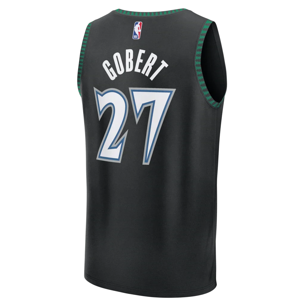 Rudy Gobert Minnesota Timberwolves Fanatics Fast Break Jersey - Classic Edition - Black