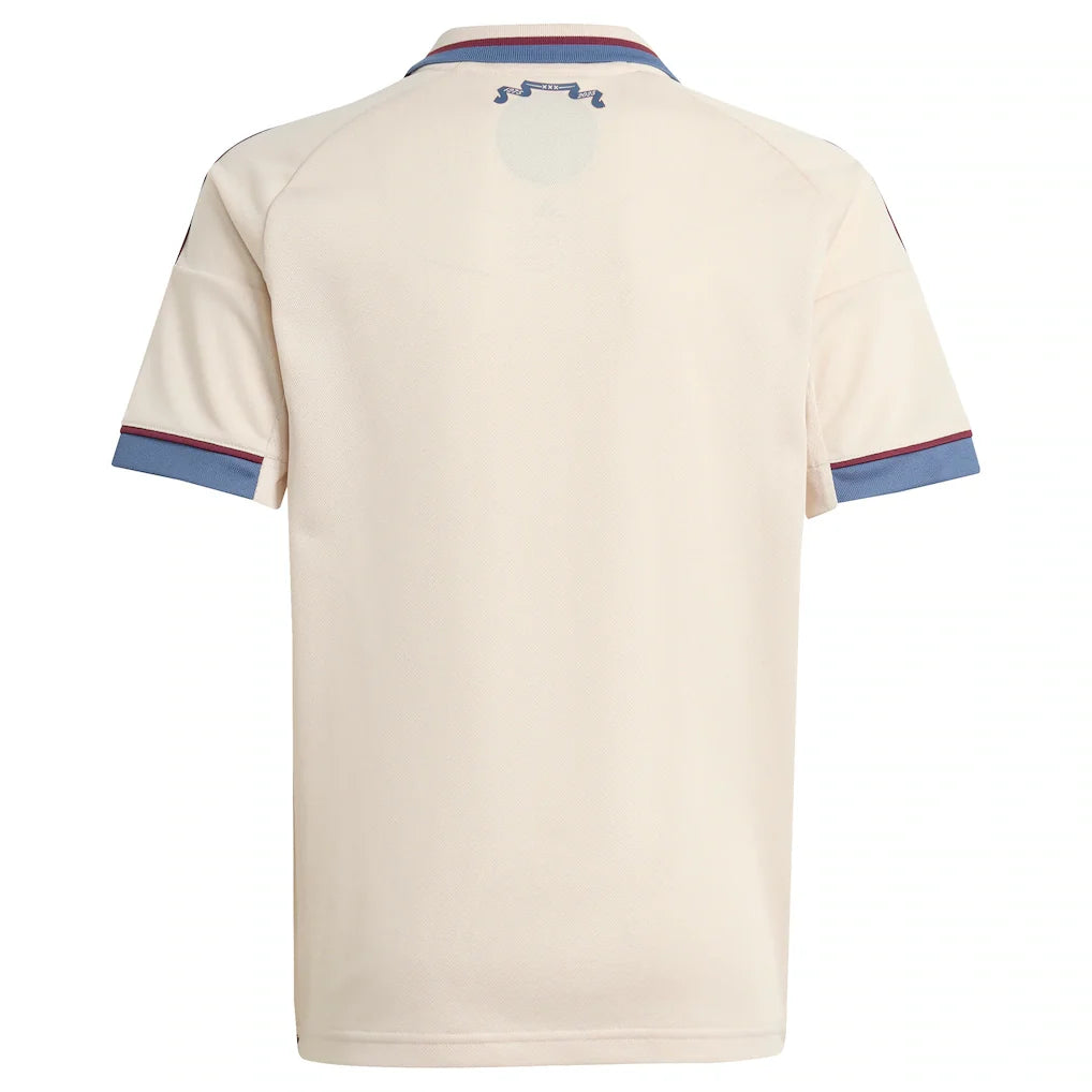 Ajax adidas Youth 2025/26 Third Replica Jersey - Tan