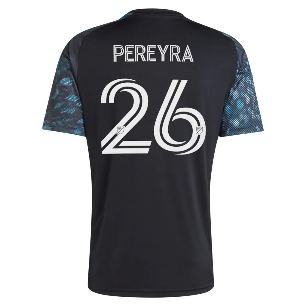 Joaquín Pereyra Minnesota United FC adidas 2026 The Decade Kit Replica Jersey - Black