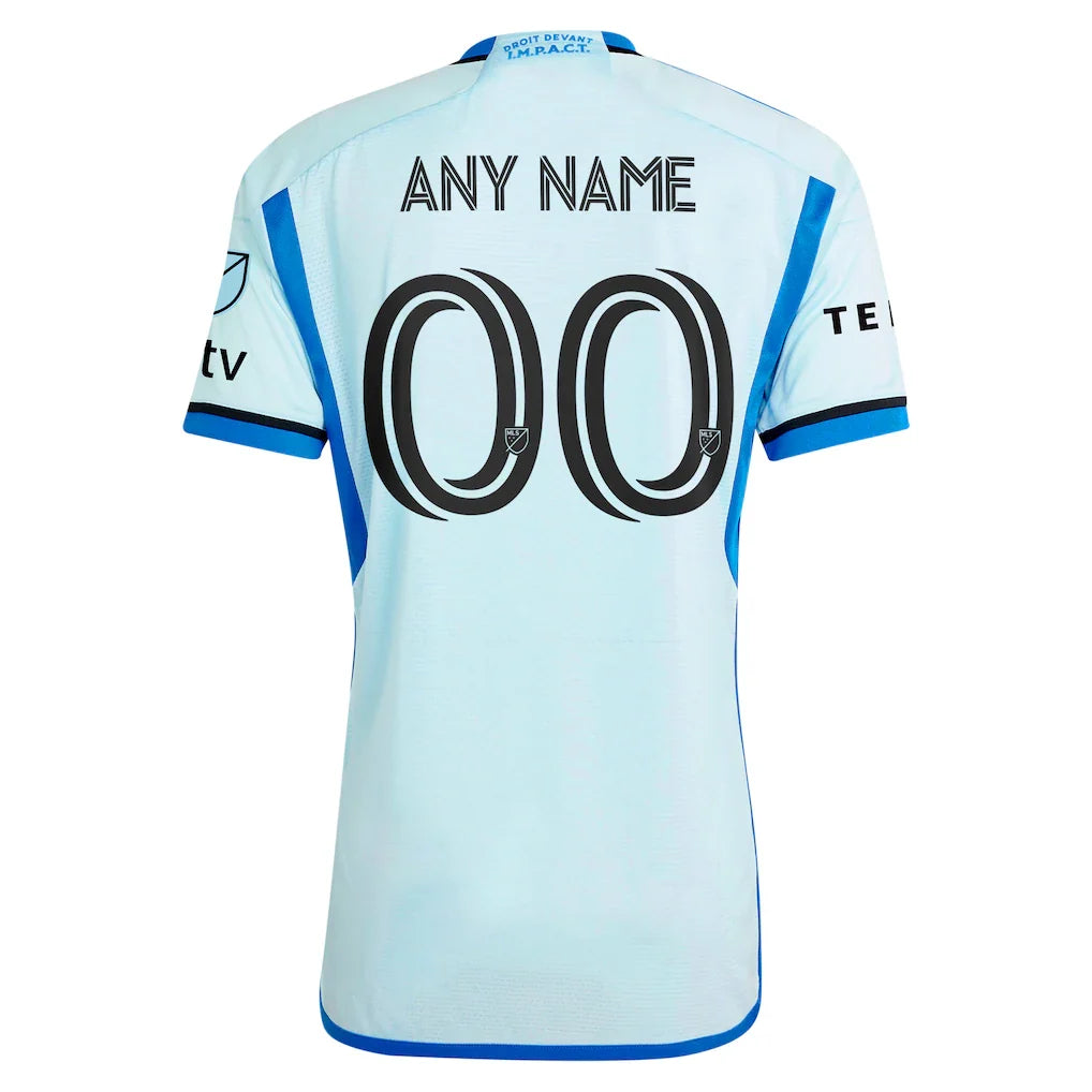 CF Montreal adidas 2024 La Main Authentic Custom Jersey – Light Blue