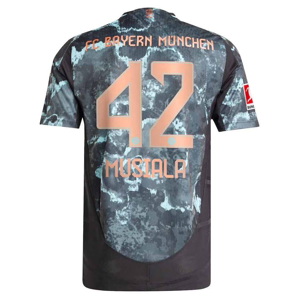 Jamal Musiala Bayern Munich adidas 2024/25 Away Authentic Player Jersey - Black