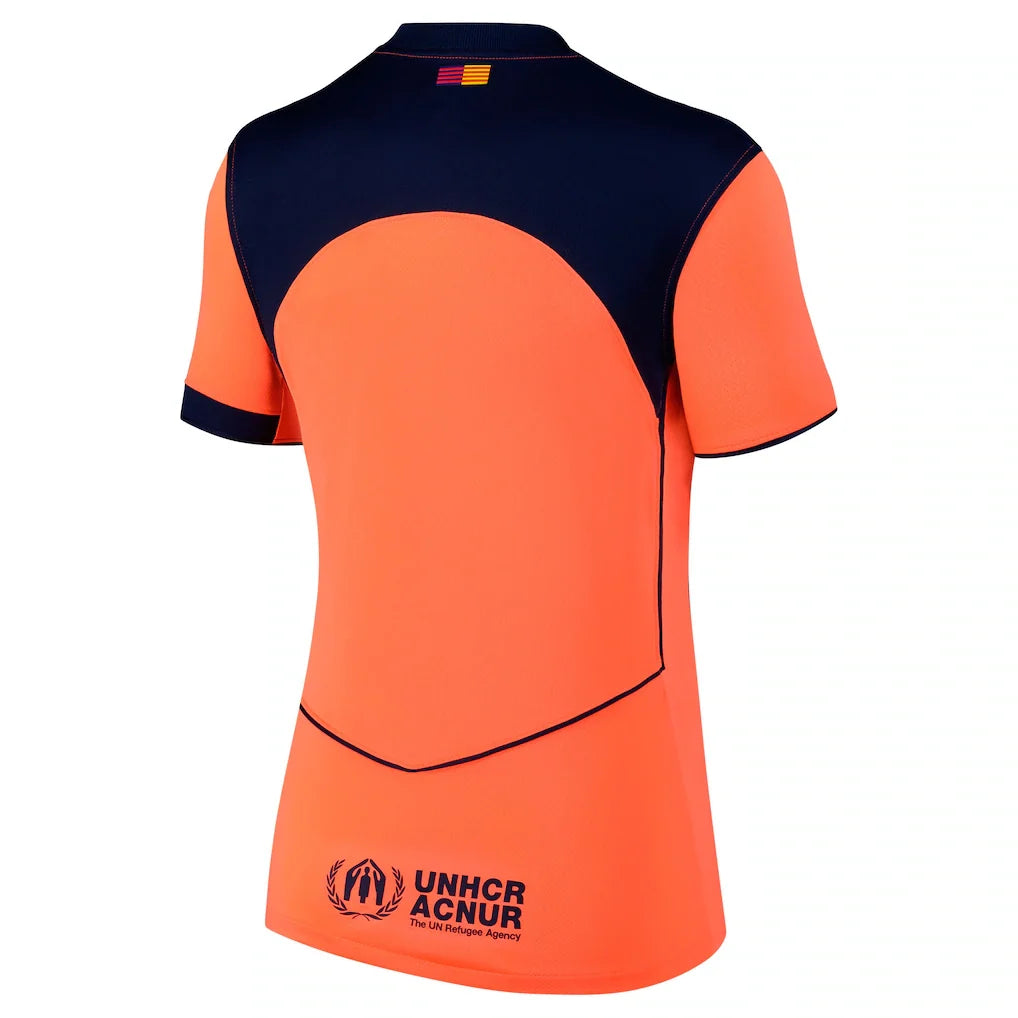 Barcelona Nike Women's 2025/26 Third Replica Jersey - Orange