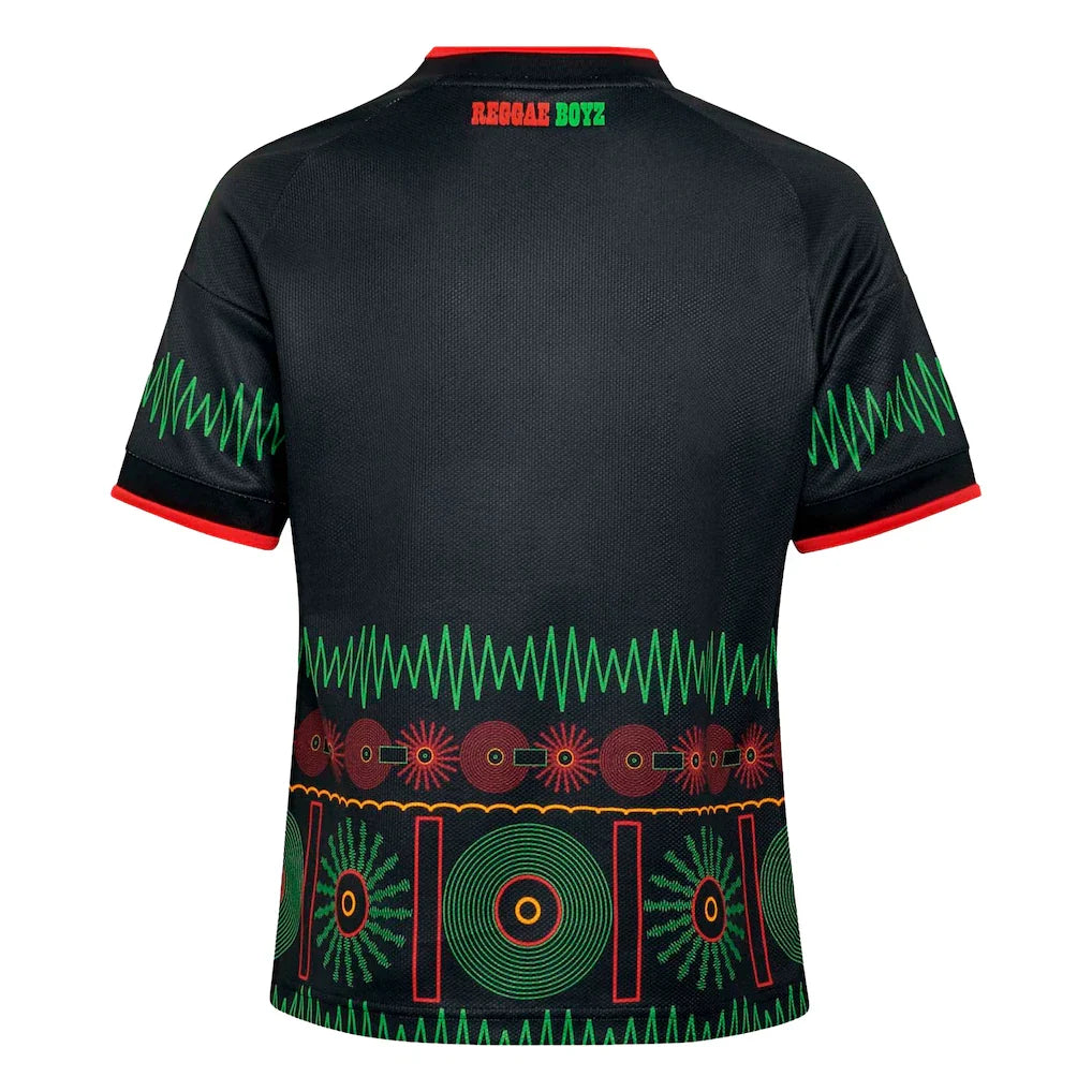 Jamaica National Team adidas Youth 2026 Replica Jersey - Black