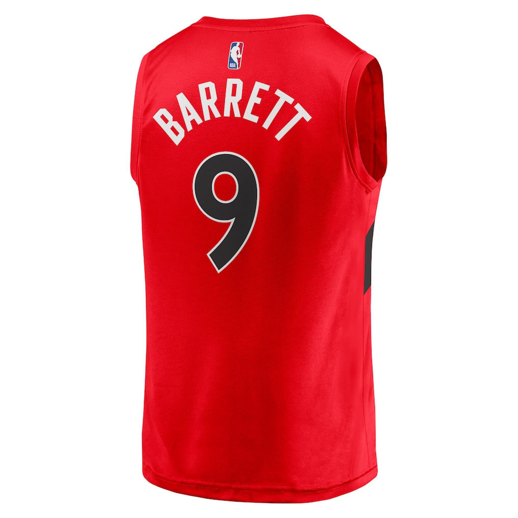 RJ Barrett Toronto Raptors Fanatics Fast Break Player Jersey - Icon Edition - Red