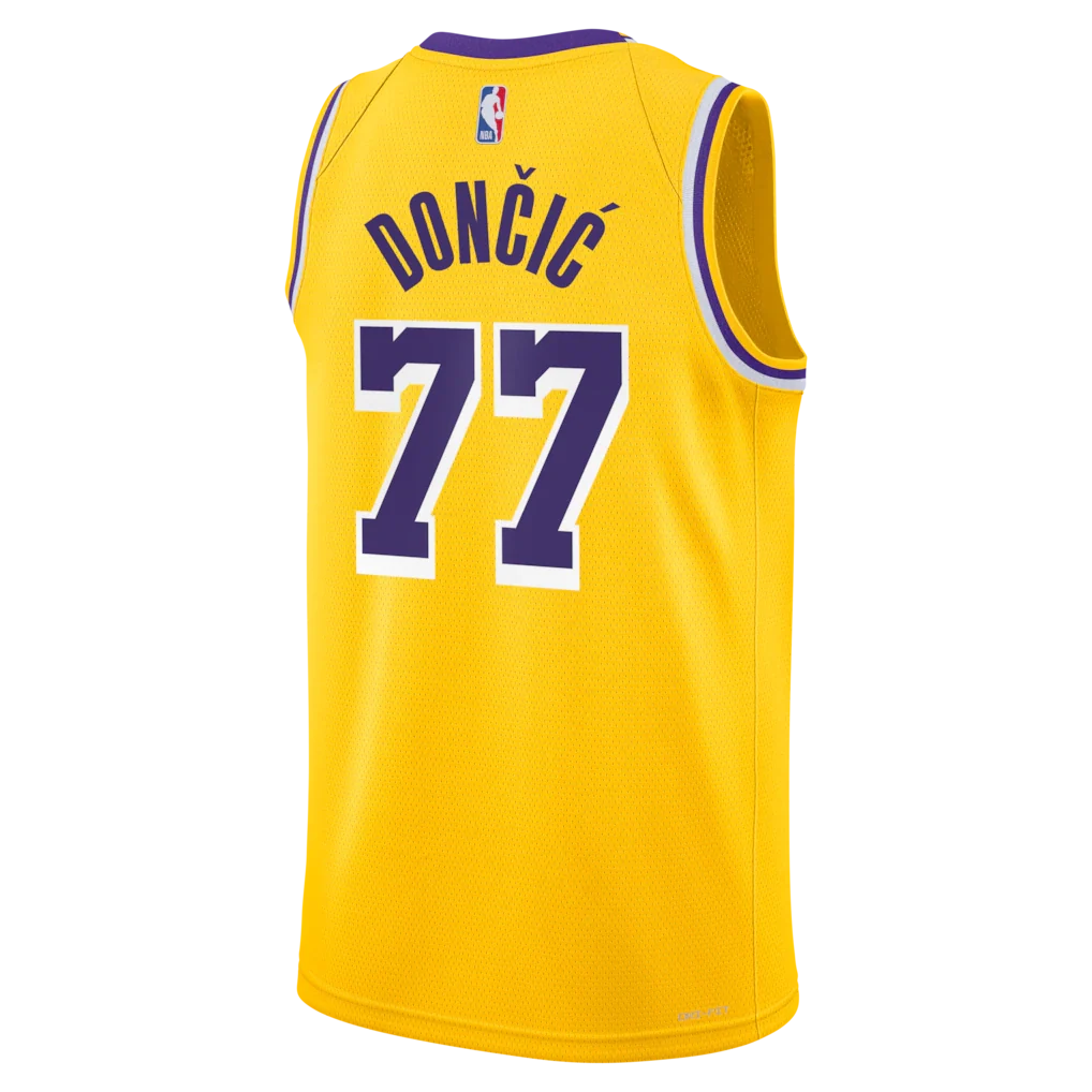 Luka Dončić Los Angeles Lakers Nike Unisex Swingman Jersey - Icon Edition - Gold