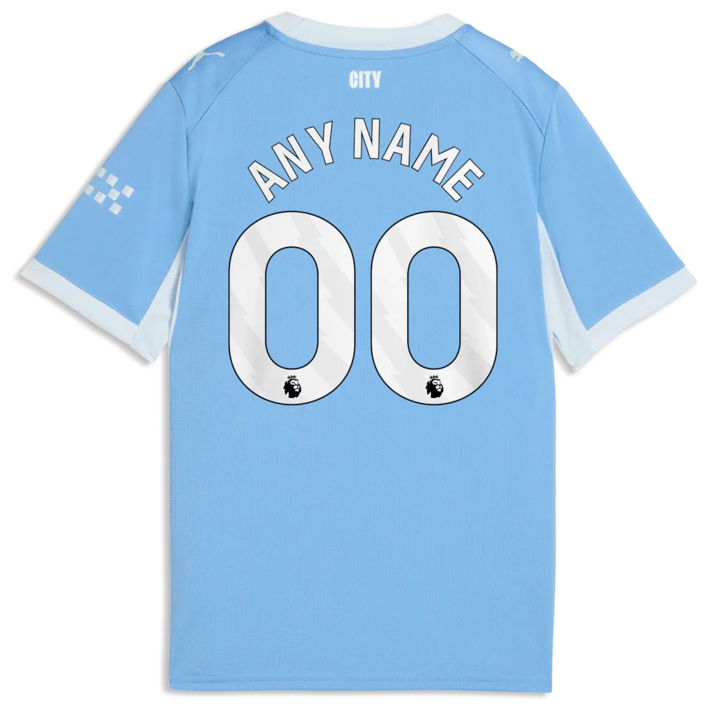 Manchester City Puma Youth 2026/27 Home Replica Custom Jersey - Light Blue