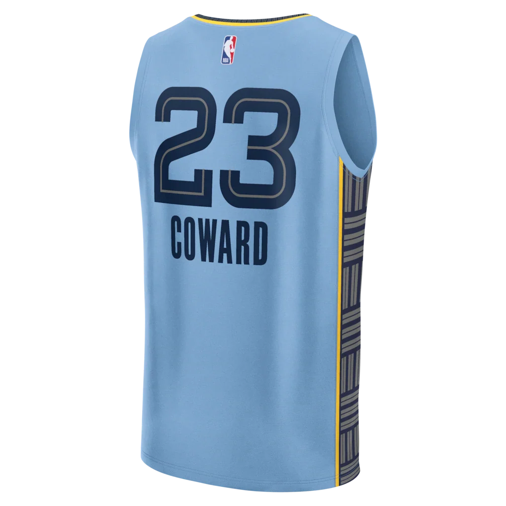 Cedric Coward Memphis Grizzlies Fanatics Fast Break Replica Player Jersey - Statement Edition - Light Blue