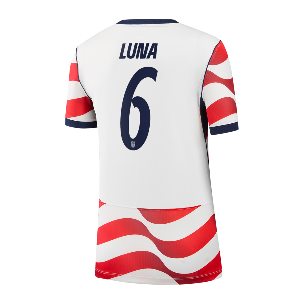 Diego Luna USMNT Nike Women's 2026 Home Stadium Replica Jersey - White