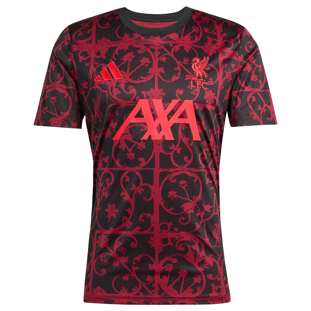 Liverpool adidas 2025/26 AEROREADY Pre-Match Top - Black