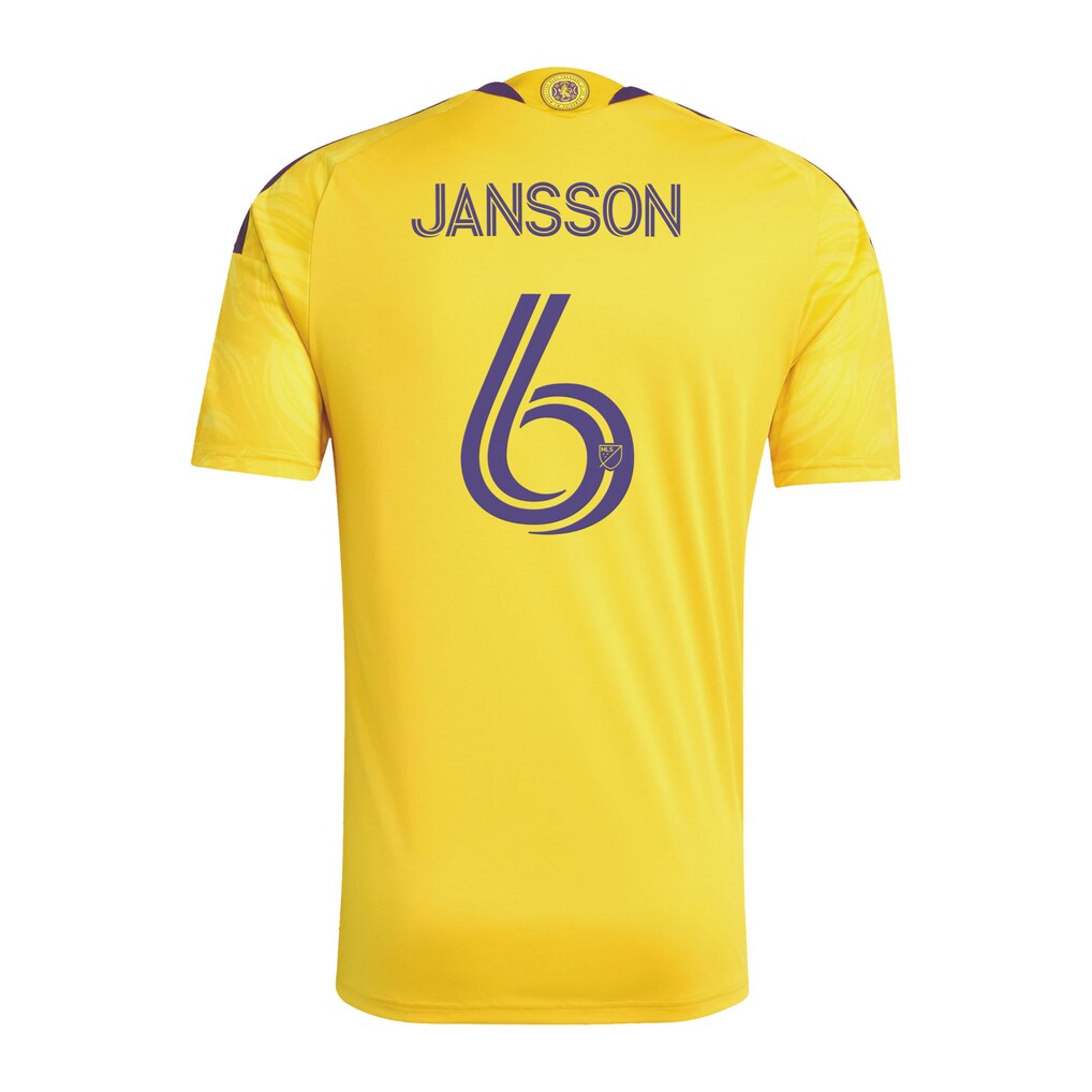 Robin Jansson Orlando City SC adidas 2026 Sunken Treasure Kit Replica Jersey - Gold