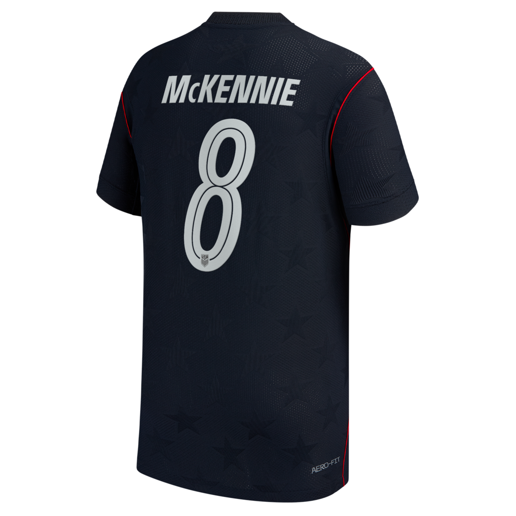 Weston McKennie USMNT Nike Youth 2026 Away Match Authentic Jersey - Blue