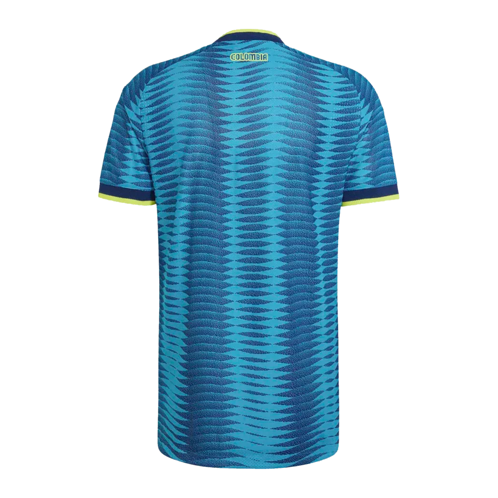 Colombia National Team adidas 2026 Away On-Field Authentic Jersey - Turquoise