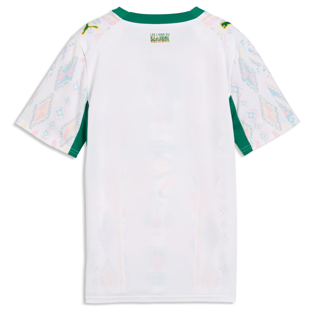 Senegal National Team Puma Youth 2026 Home Replica Jersey - White