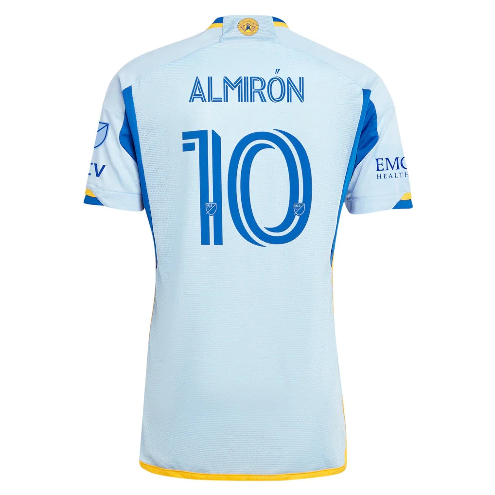 Miguel Almiron Atlanta United FC adidas 2024 The Resurgens Kit Authentic Player Jersey - Light Blue