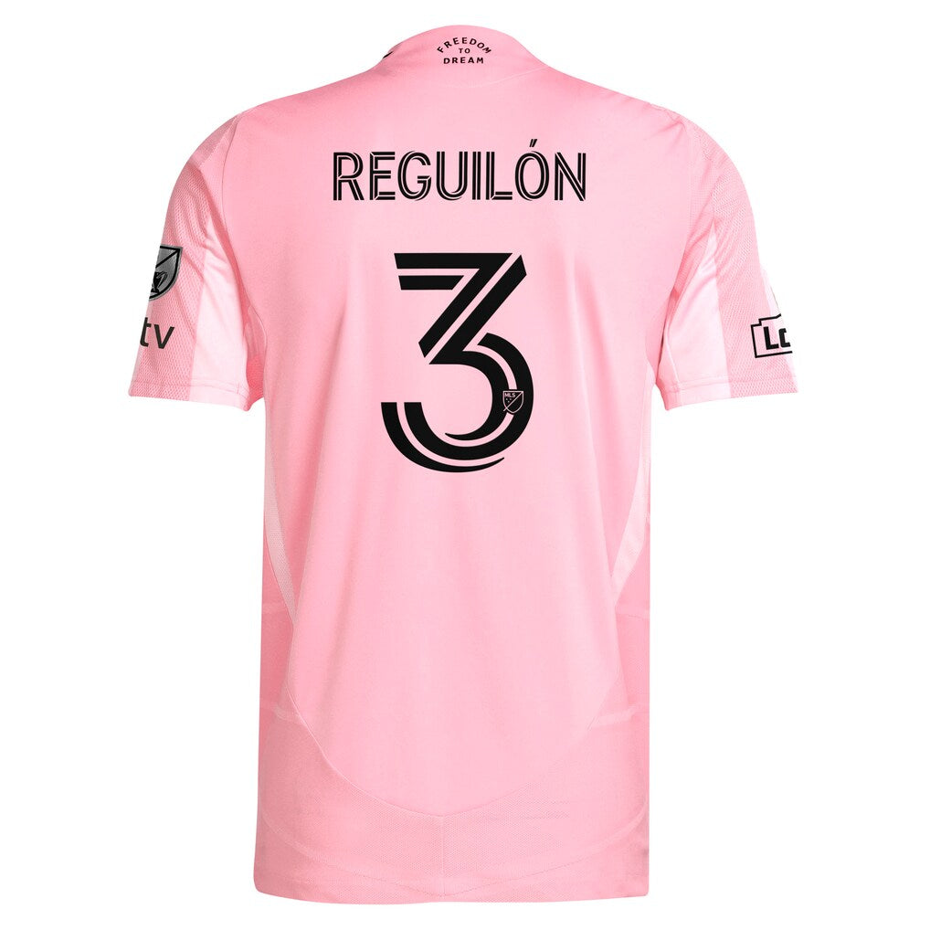 Sergio Reguilón Inter Miami CF adidas 2025  On-Field Authentic Jersey - Pink