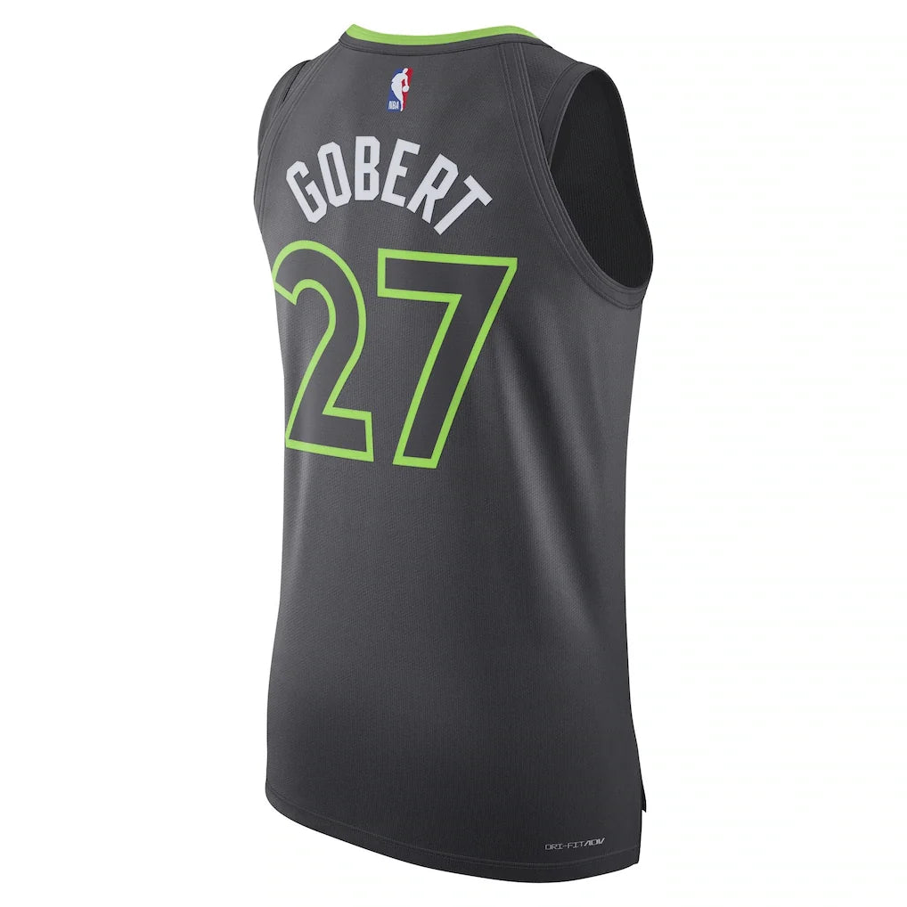Rudy Gobert Minnesota Timberwolves Jordan Brand Authentic Jersey - Statement Edition - Anthracite