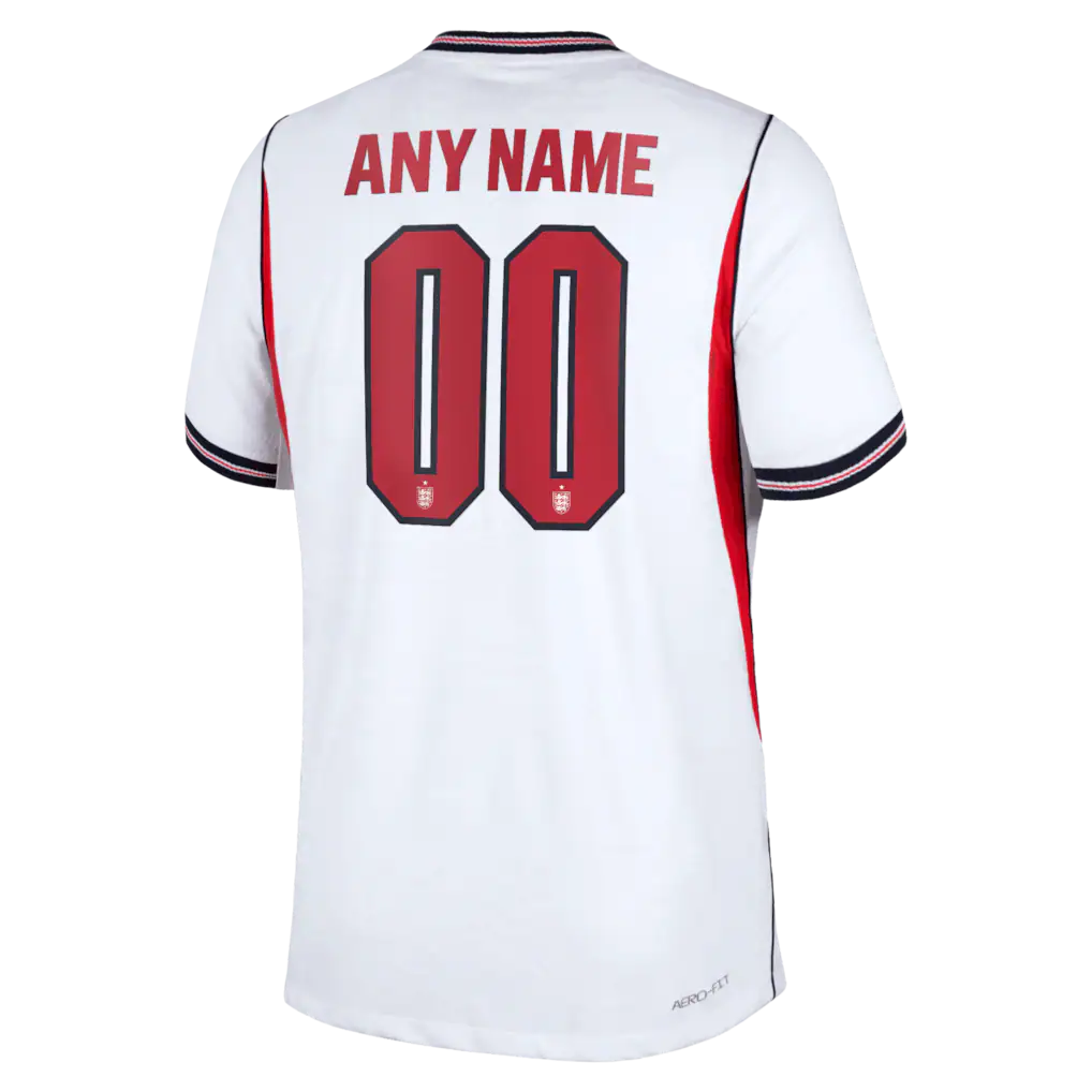 England National Team Nike 2026 Home Match Authentic Custom Jersey - White