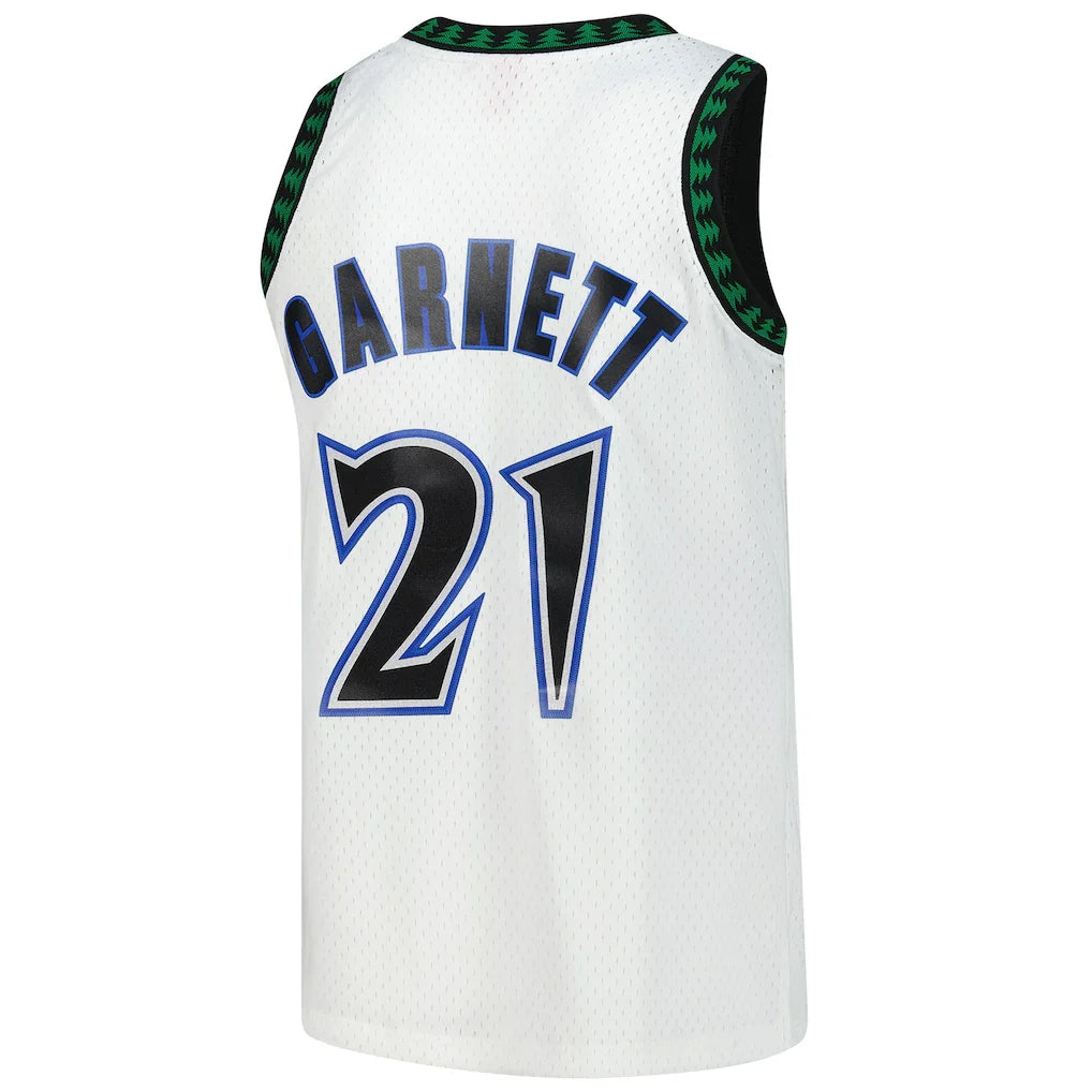 Kevin Garnett Minnesota Timberwolves Mitchell & Ness Hardwood Classics Swingman Jersey - White