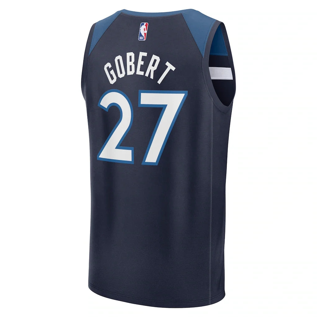 Rudy Gobert Minnesota Timberwolves Fanatics Fast Break Replica Player Jersey - Icon Edition - Navy