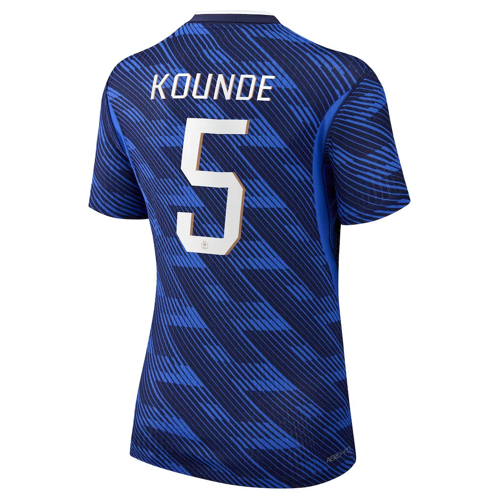 Jules Koundé France National Team Nike Women's 2026 Home Match Authentic Jersey - Blue