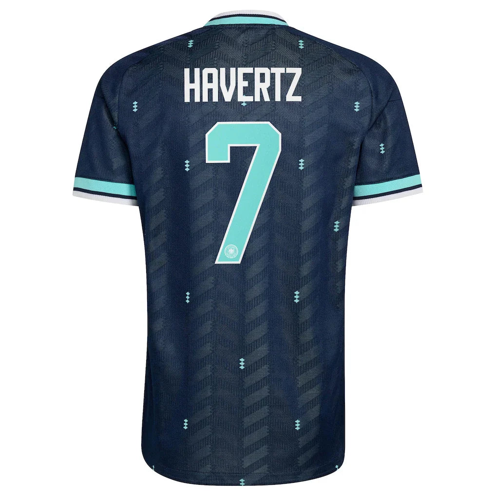 Kai Havertz Germany National Team adidas 2026 Away On-Field Authentic Jersey - Navy