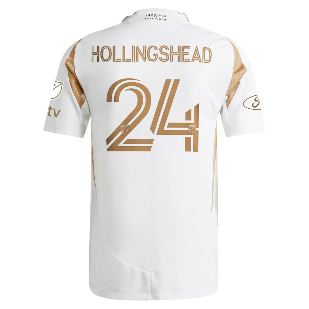 Ryan Hollingshead LAFC adidas 2025 Secondary Authentic Player Jersey - White