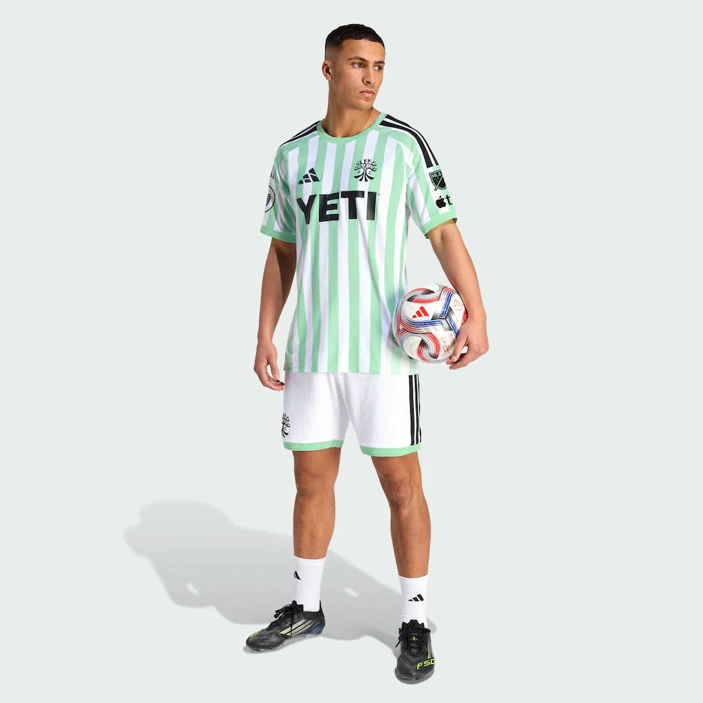 Austin FC adidas  2026 The Rooted Kit On-Field Authentic Patch Jersey - White