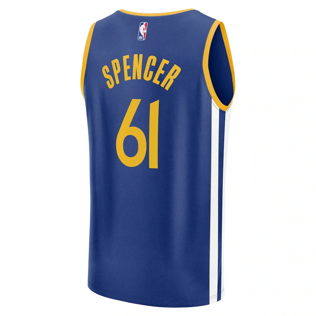 Pat Spencer Golden State Warriors Fanatics Fast Break Replica Player Jersey - Icon Edition - Royal