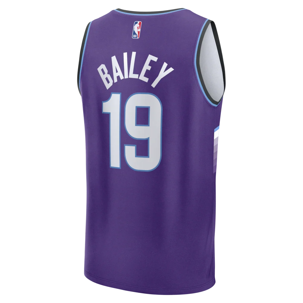 Ace Bailey Utah Jazz Fanatics Fast Break Replica Jersey - Purple - Icon Edition