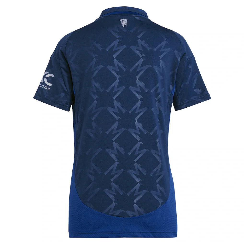 Manchester United adidas Women's 2024/25 Away Replica Jersey - Navy