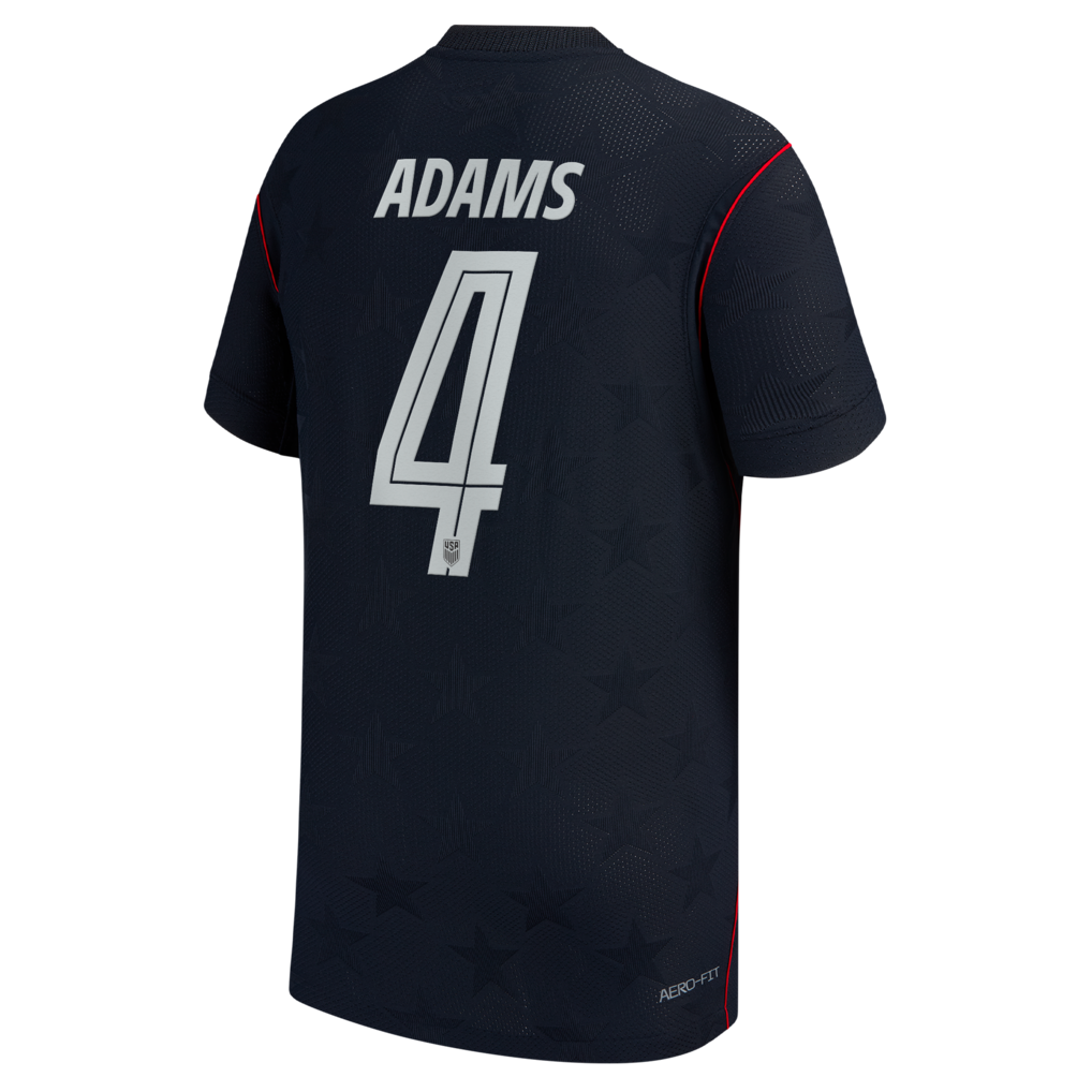 Tyler Adams USMNT Nike Youth 2026 Away Match Authentic Jersey - Blue