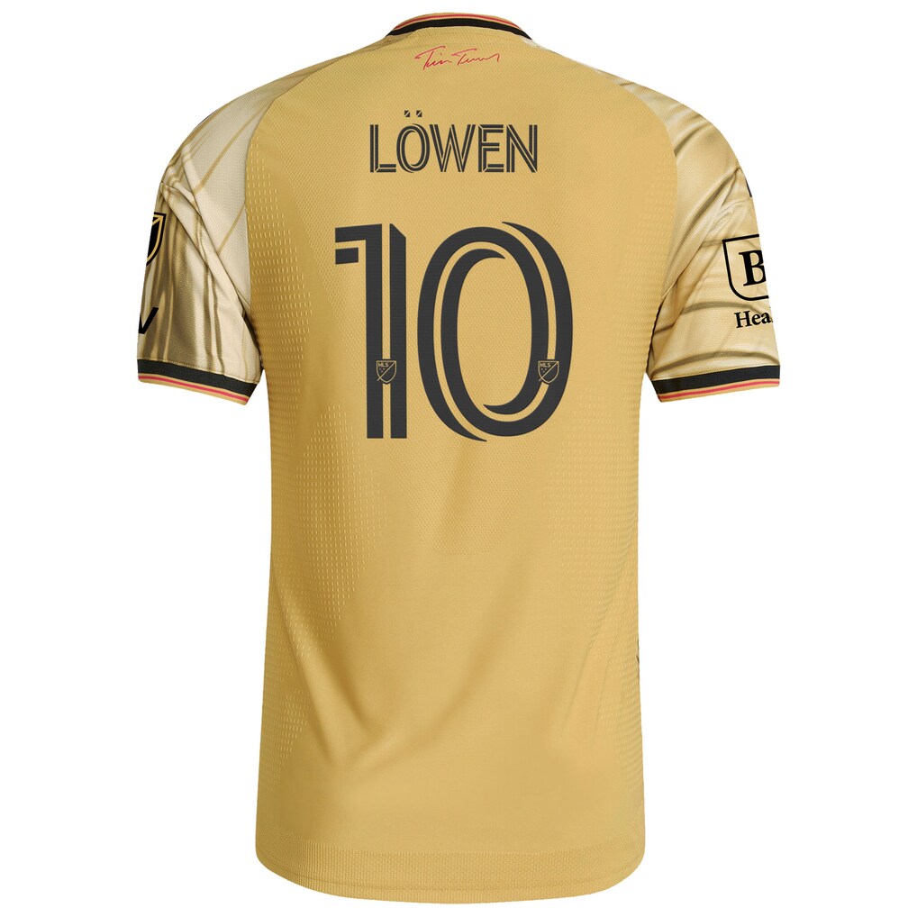 Eduard Löwen St. Louis CITY SC adidas 2026 The Tina Turner Kit On-Field Authentic Patch Jersey - Yellow