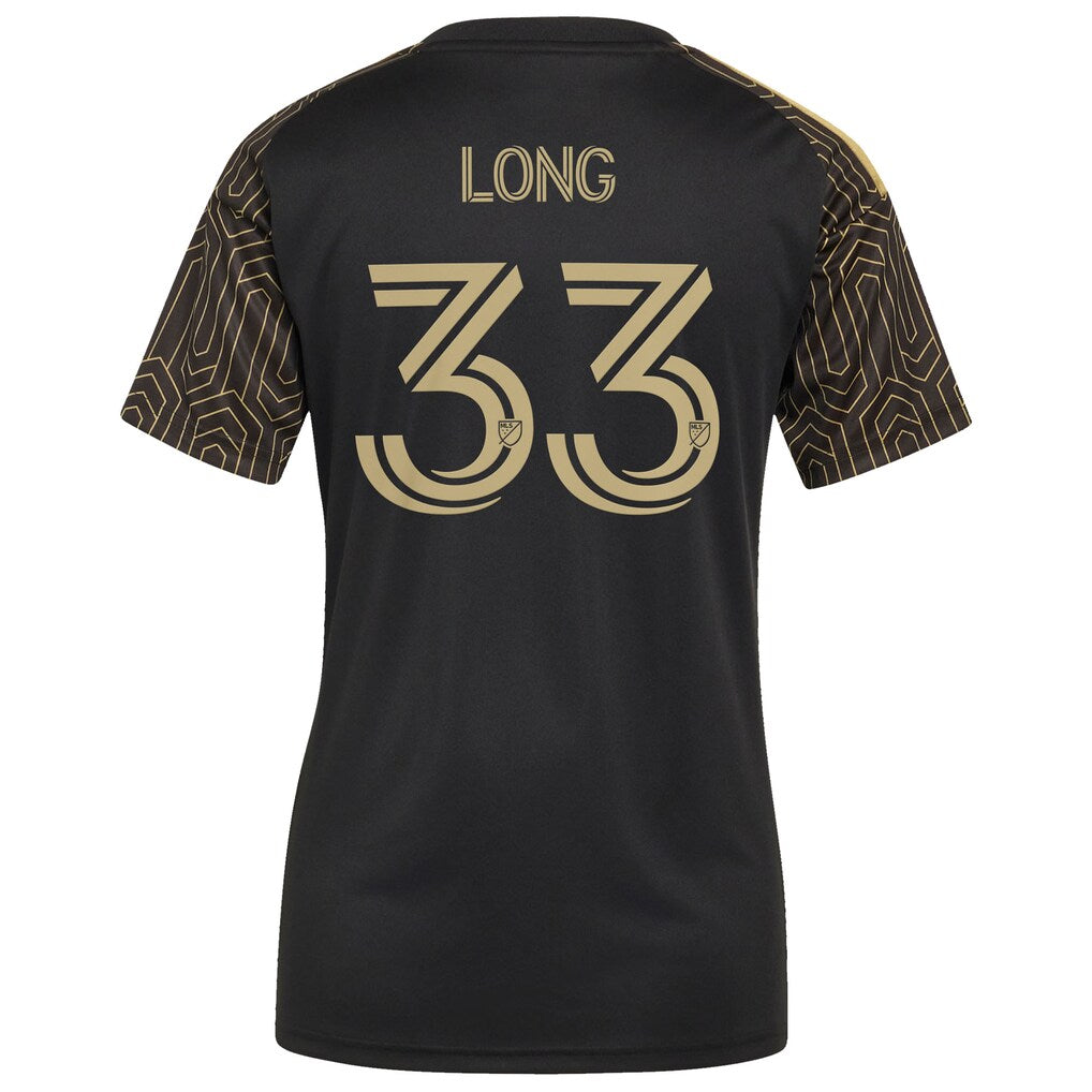 Aaron Long LAFC adidas Women's 2026 Primary Kit Replica Jersey - Black