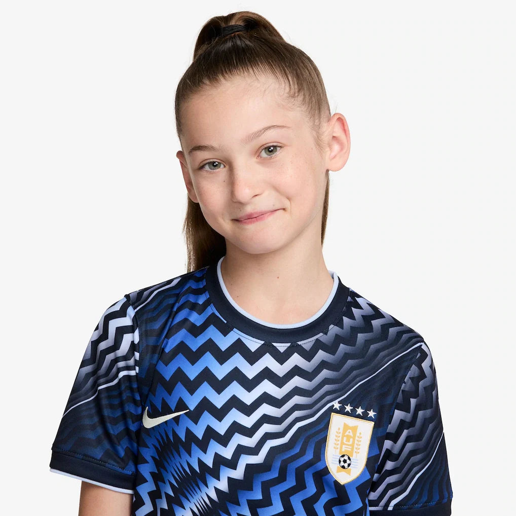 Uruguay National Team Nike Youth 2026 Pre-Match Top - Blue