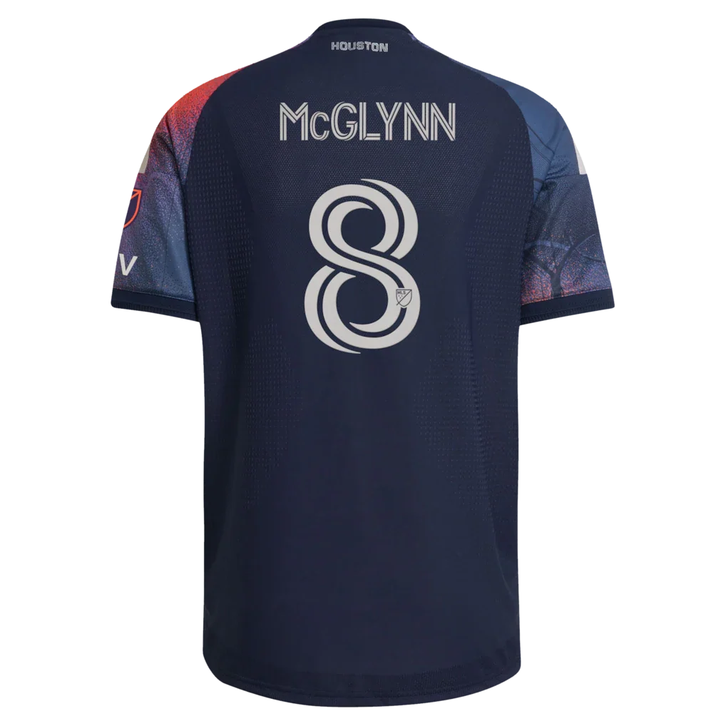 Jack McGlynn Houston Dynamo FC adidas 2026 Mission Control On-Field Authentic Patch Jersey - Blue