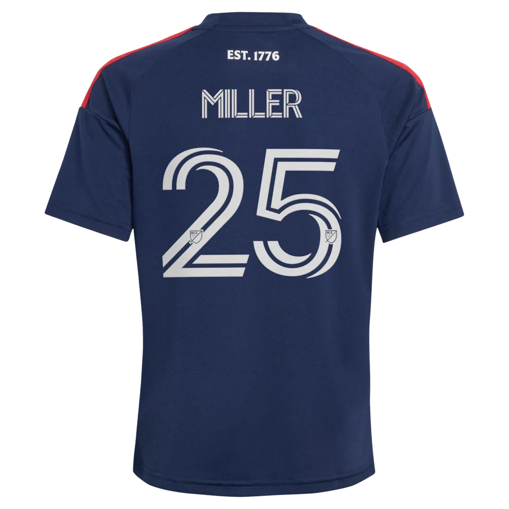 Peyton Miller New England Revolution adidas Youth  2026 Independence Day Replica Jersey - Blue