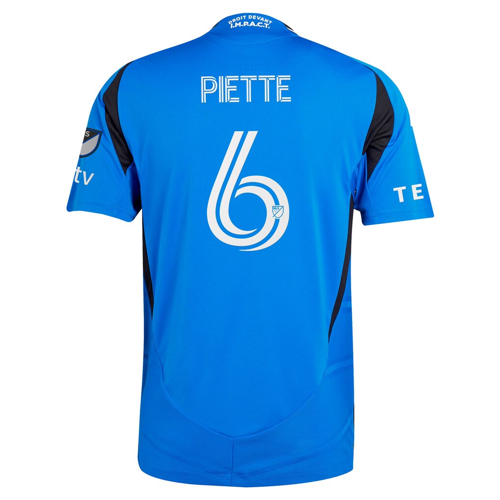 Samuel Piette CF Montreal adidas 2025 Montréal Original On-Field Authentic Jersey – Blue