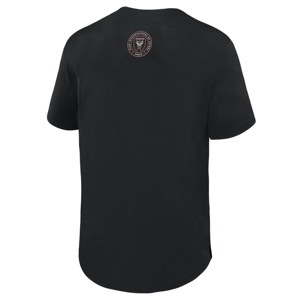 Inter Miami CF Fanatics Maximum Intensity Button-Up Jersey  - Black