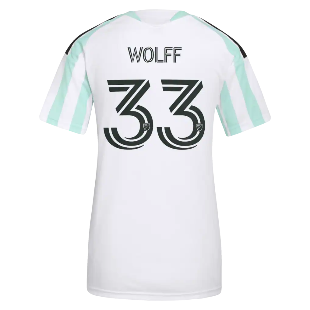 Owen Wolff Austin FC adidas Women's  2026 The Rooted Kit Replica Jersey - White