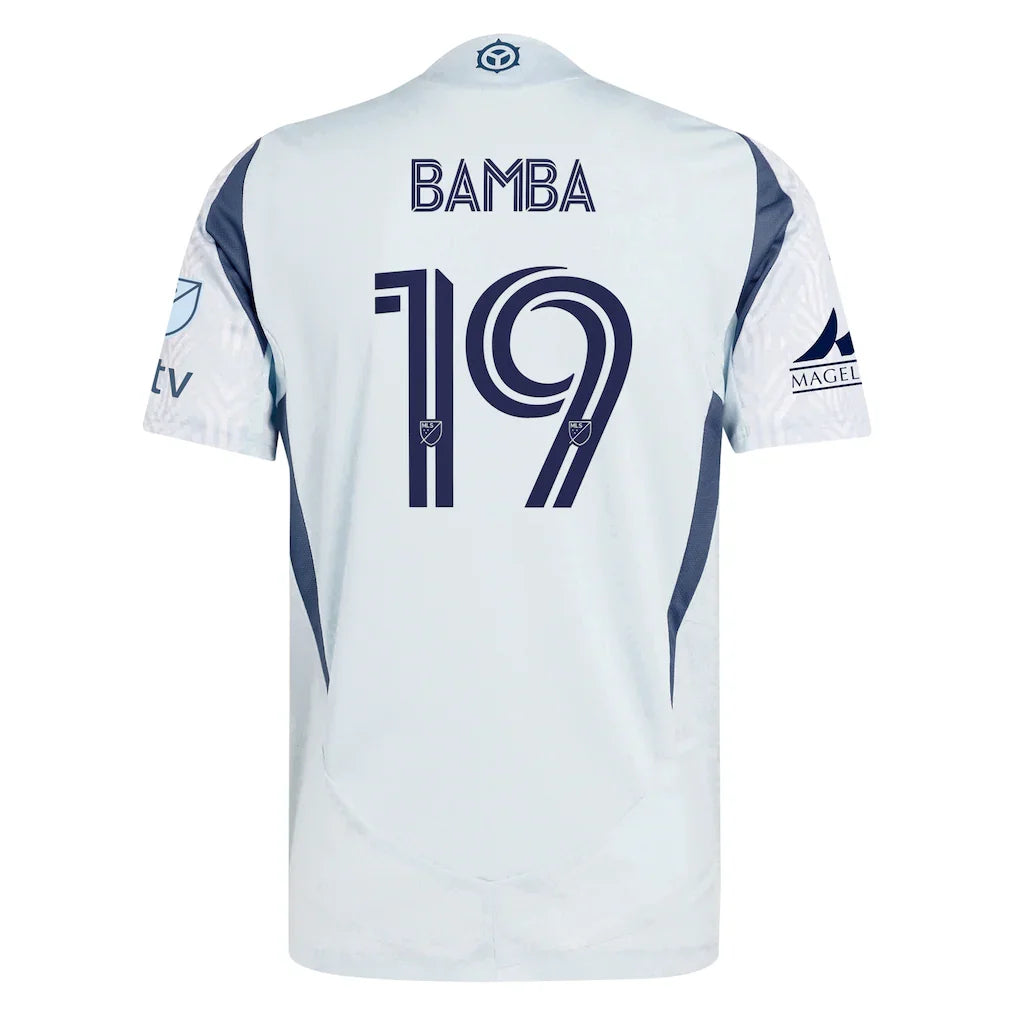 Jonathan Bamba Chicago Fire adidas 2025 The Municipal Kit Authentic Player Jersey - Light Blue