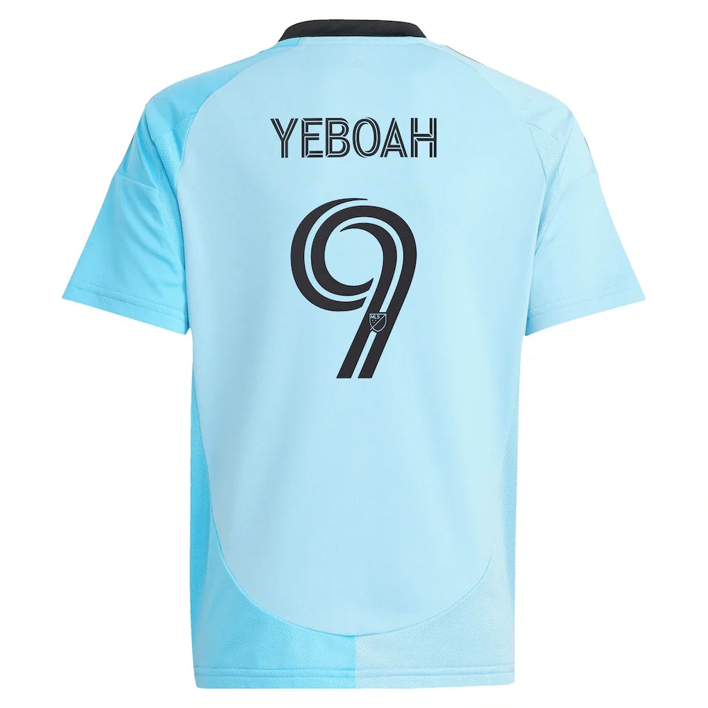 Kelvin Yeboah Minnesota United FC adidas Youth 2025 CONVERGENCE Replica Player Jersey - Blue